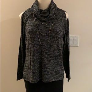 Apt. 9 cold shoulder cowl neck too